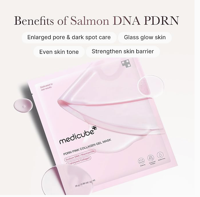 Medicube Salmon Dna Pdrn Pink Collagen Jelly Gel Overnight Mask 1 Sheet