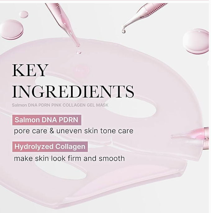 Medicube Salmon Dna Pdrn Pink Collagen Jelly Gel Overnight Mask 1 Sheet