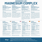 Magnesium Glycinate Complex 4 in 1 - 1866mg 90 Vegan Capsule