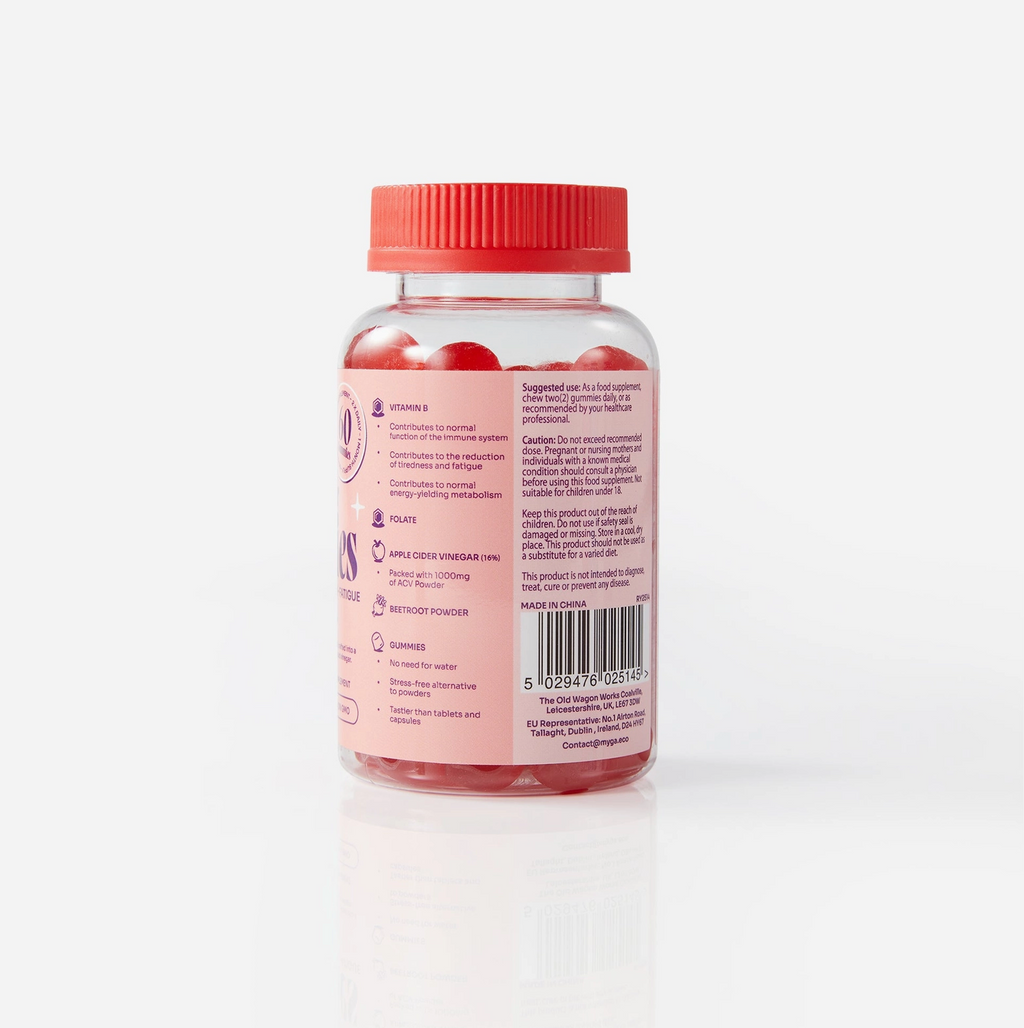 Myga Apple Cider Vinegar Gummies – Apple Flavour Metabolism & Energy Support