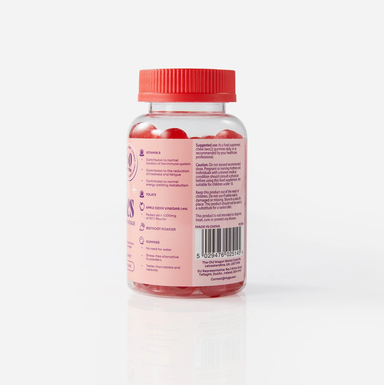 Myga Apple Cider Vinegar Gummies – Apple Flavour Metabolism & Energy Support