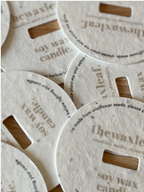 Cookie Crumbs Stoneware Soy Wax Candle / Scandi Inspired