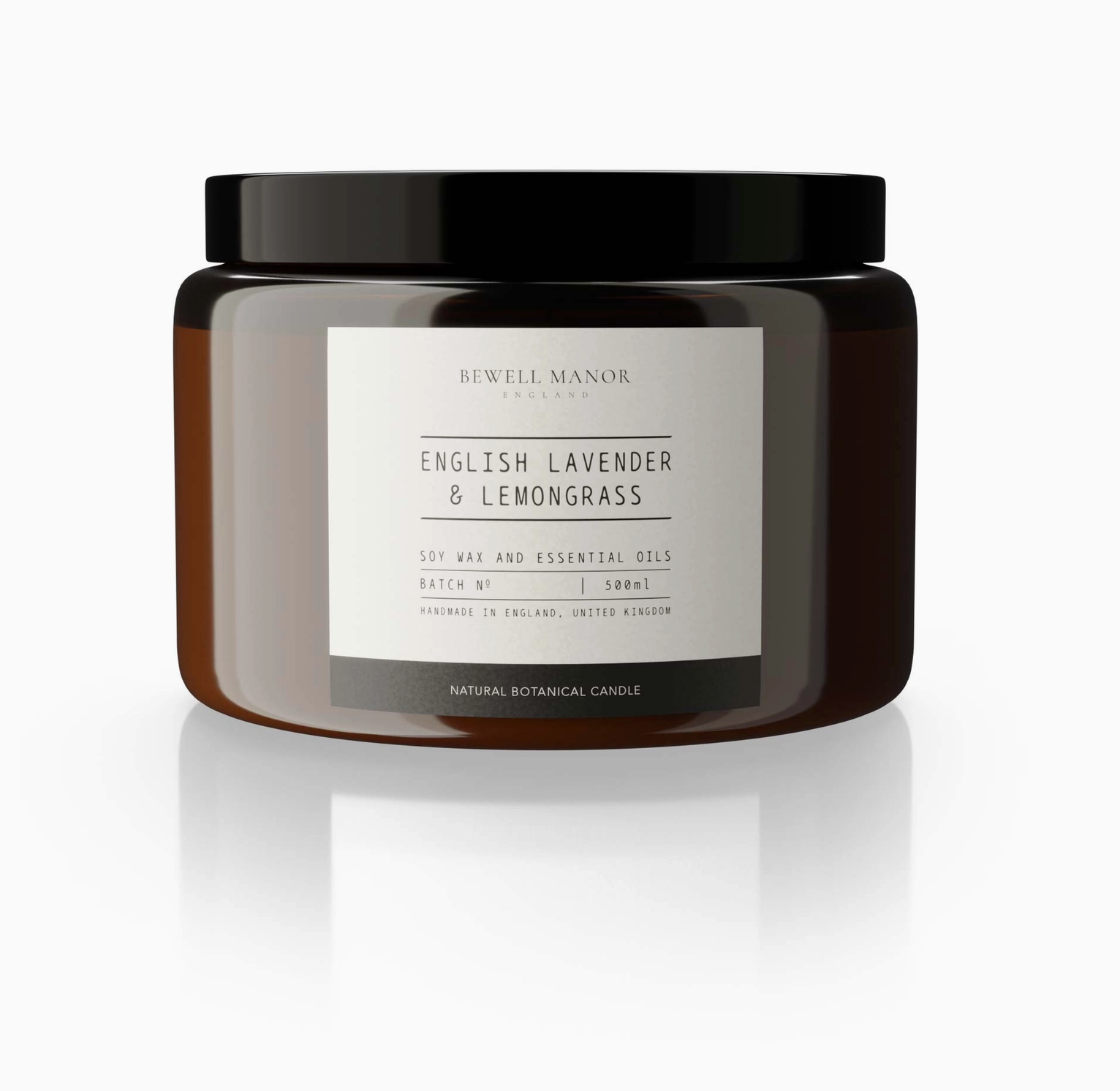 English Lavender & Lemongrass Candle (500ml)