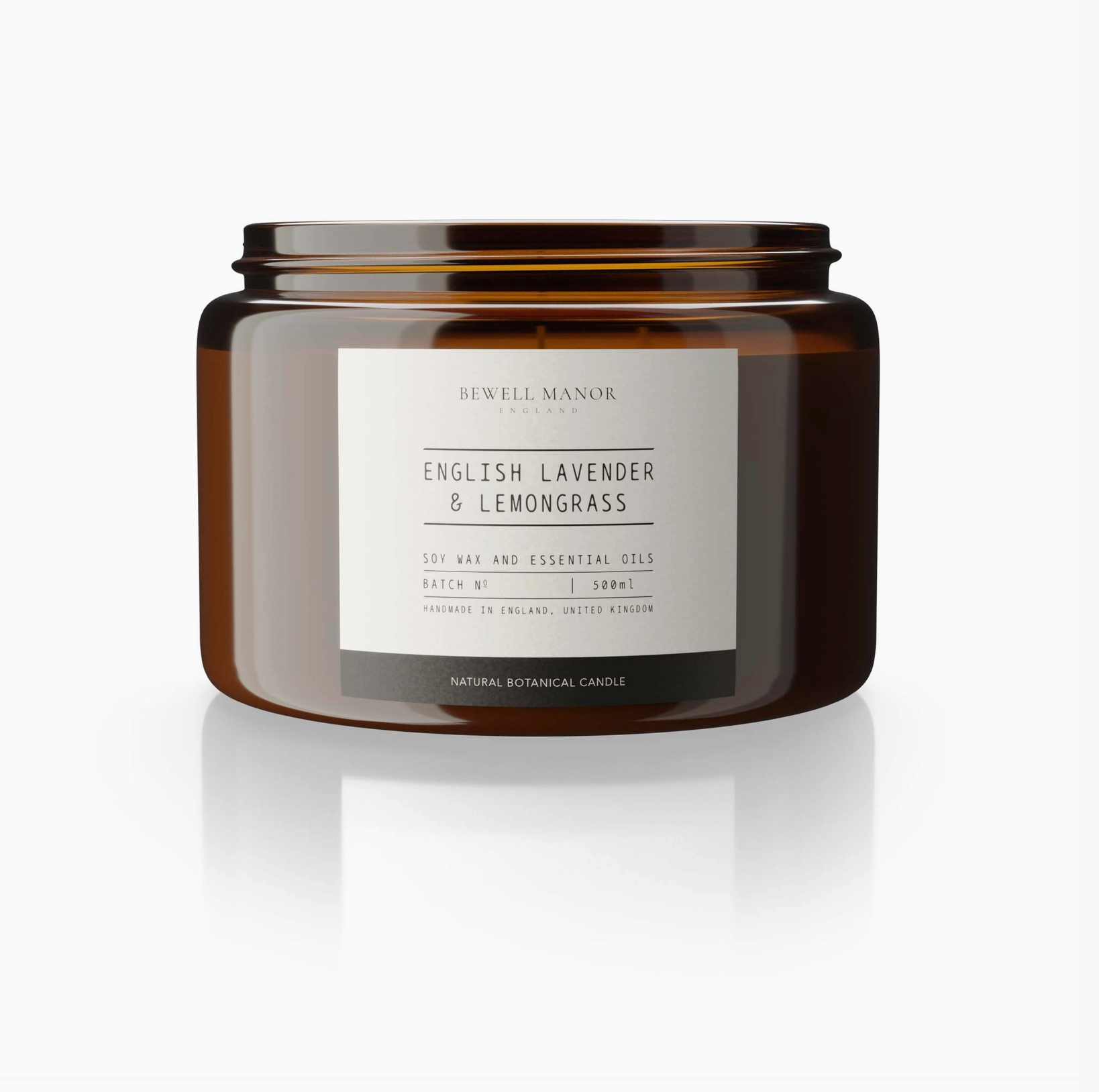 English Lavender & Lemongrass Candle (500ml)
