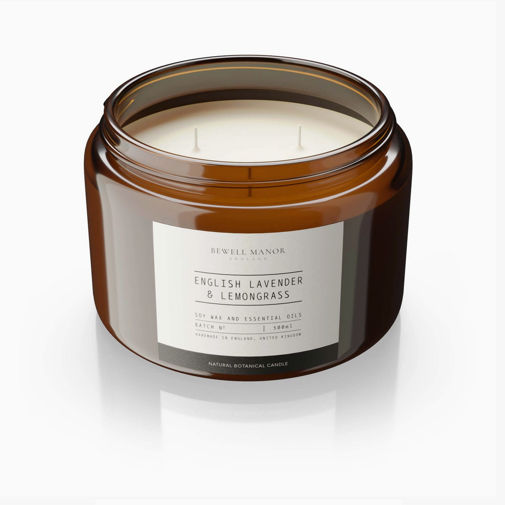 English Lavender & Lemongrass Candle (500ml)