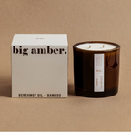 Big Amber Candle