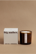 Big Amber Candle