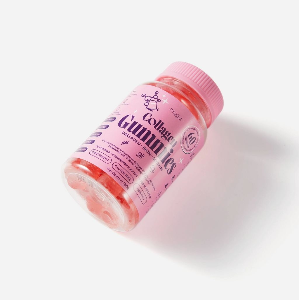 Myga Collagen Gummies – Strawberry Beauty & Energy Boost