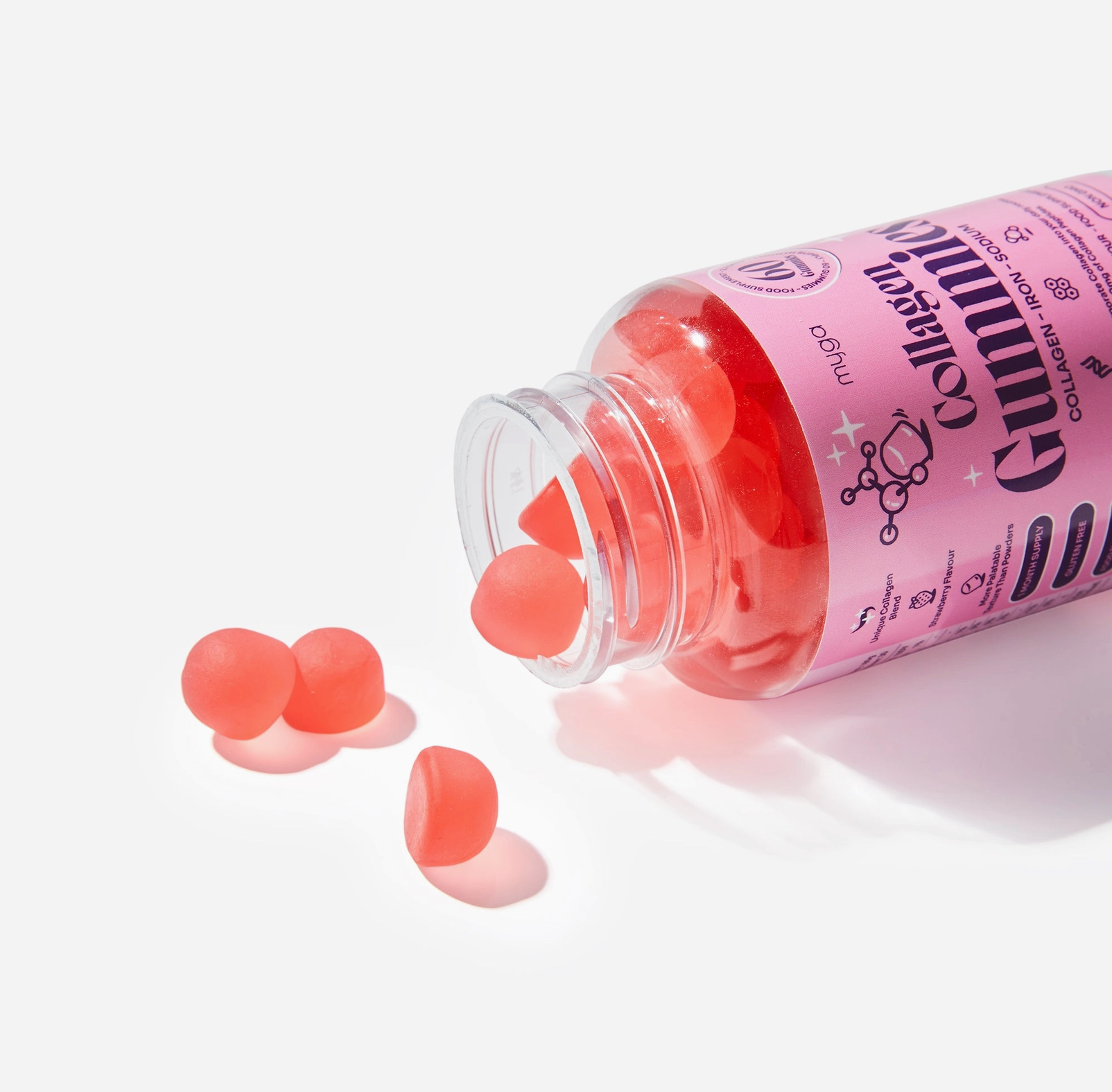 Myga Collagen Gummies – Strawberry Beauty & Energy Boost