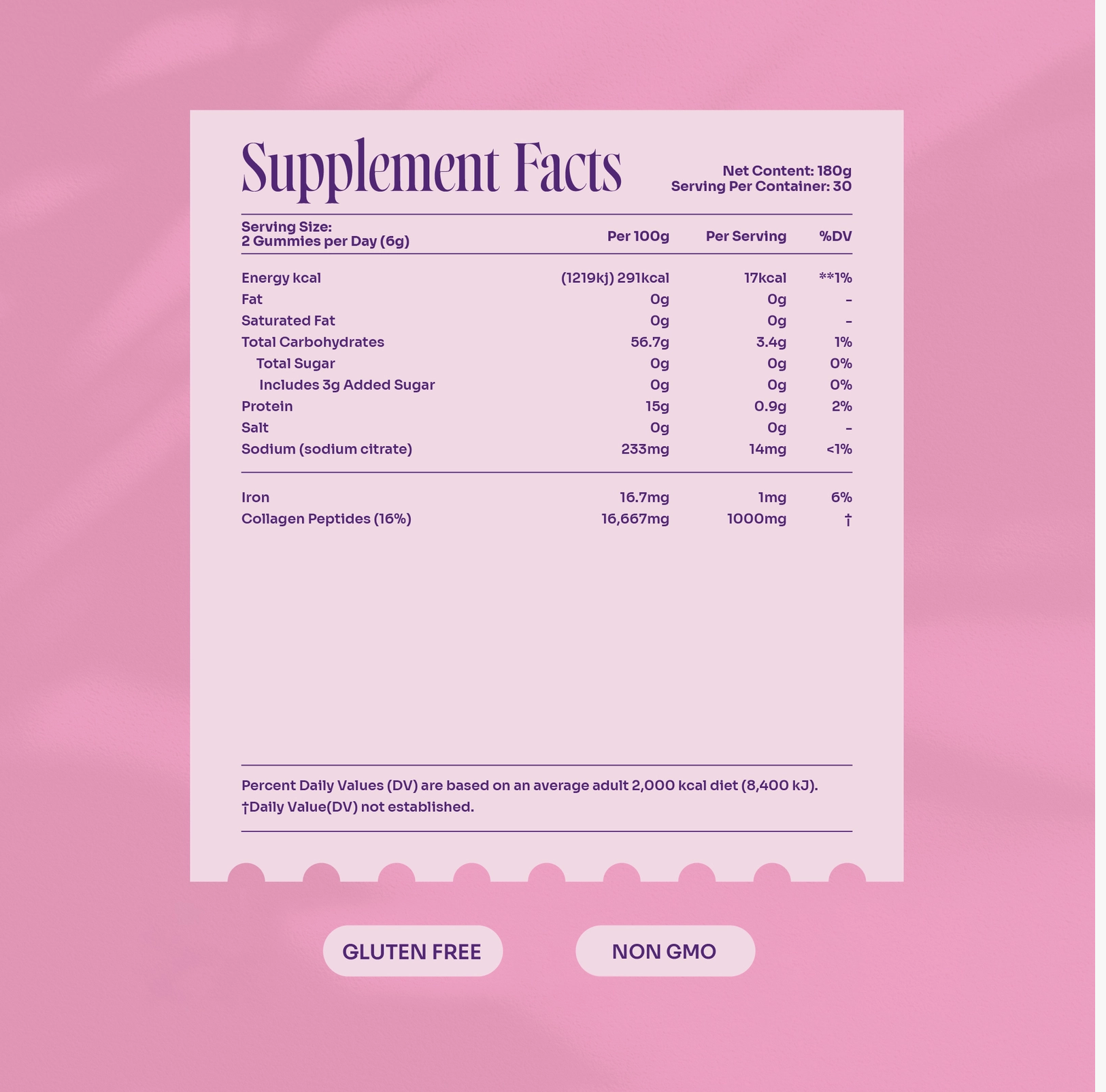 Myga Collagen Gummies – Strawberry Beauty & Energy Boost