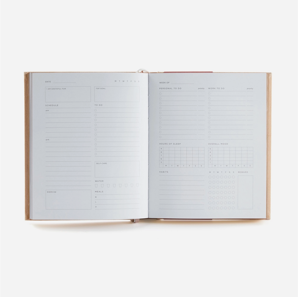 Deluxe Self-Care Journal – Beige