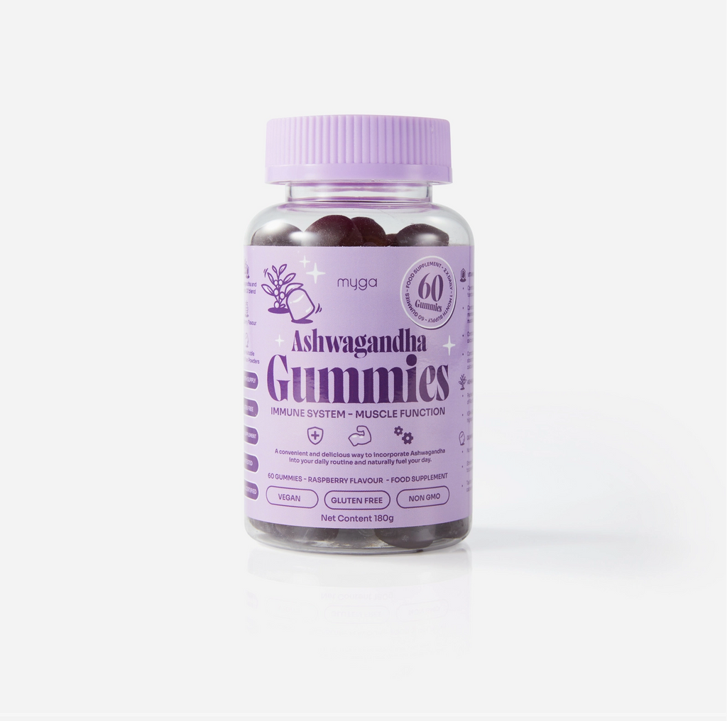 Myga Ashwagandha Gummies – Vegan Raspberry Wellness Boost