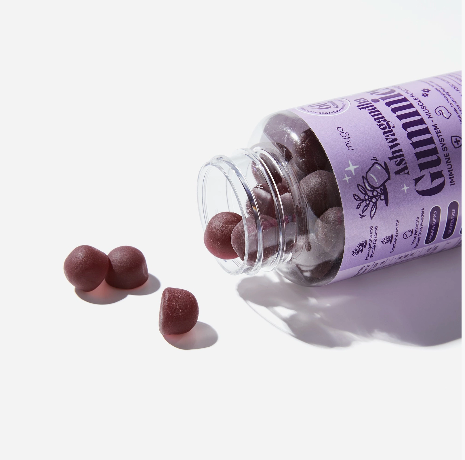 Myga Ashwagandha Gummies – Vegan Raspberry Wellness Boost